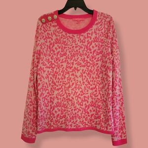 Lilly Pulizter Morgen Jacquard Sweater (Size M)